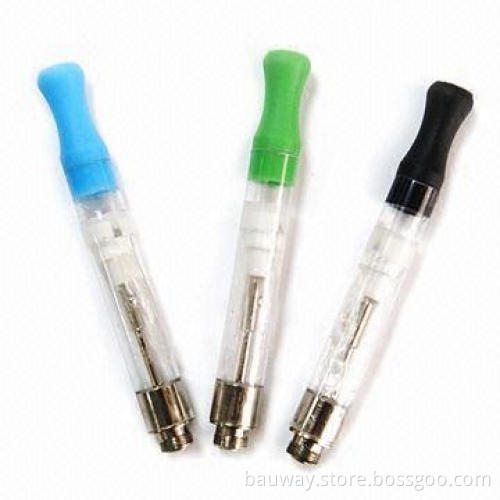Bauway E2 Clear Atomizers with 1.2mL Liquid Capacity, Available in Blue, Green and Black Colors